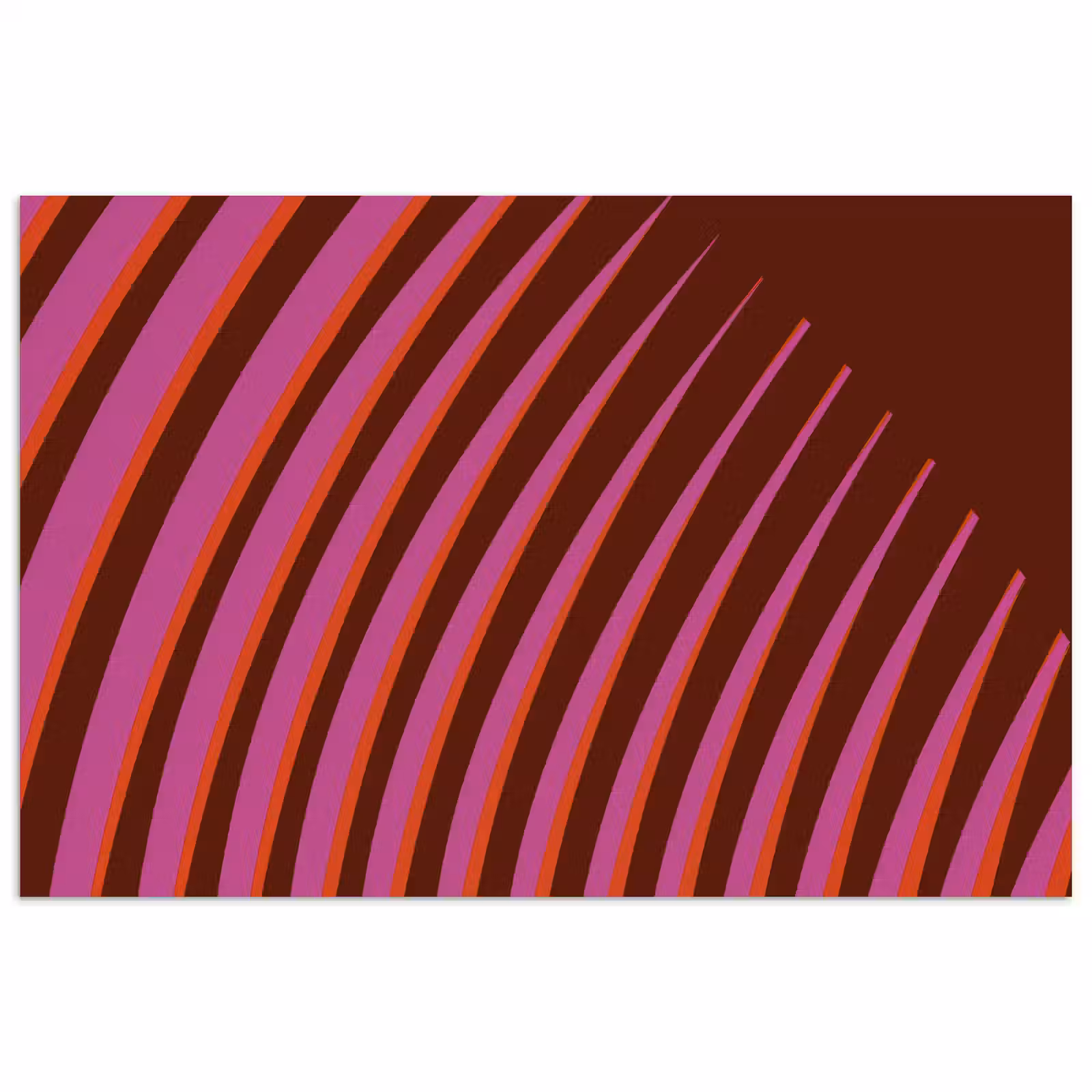 Poster - Lijnen - Rood - Beweging — 1