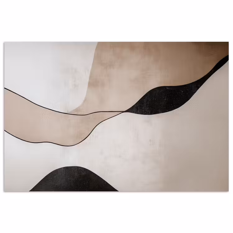 Poster - Contourlijnen - Abstracte landschap — 1