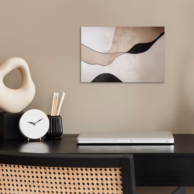 Poster - Contourlijnen - Abstracte landschap — 2