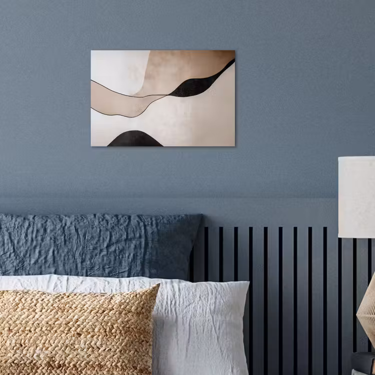 Poster - Contourlijnen - Abstracte landschap — 3