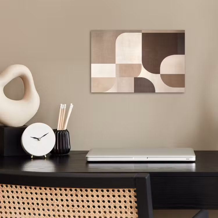 Poster - Geometrisch - Geweven structuur - Modern — 2