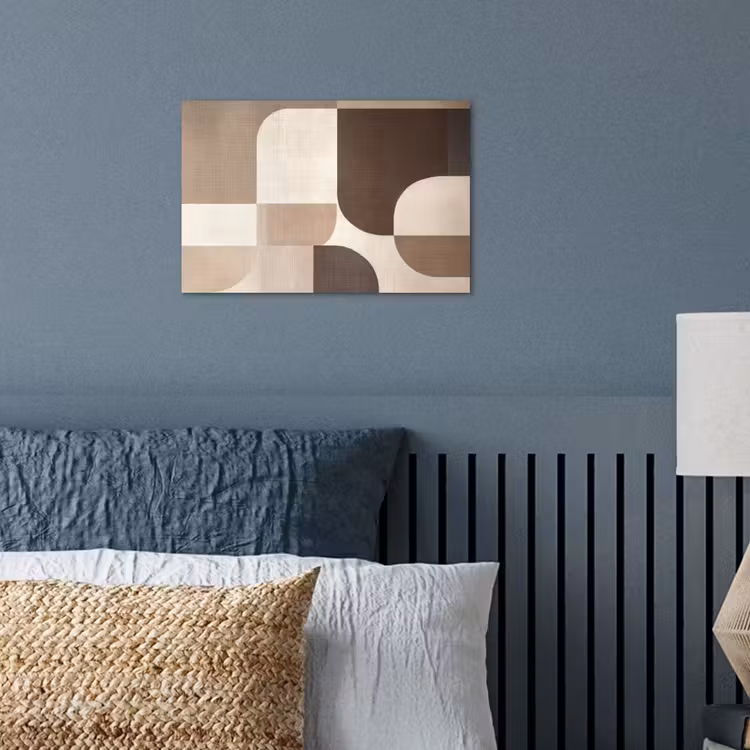 Poster - Geometrisch - Geweven structuur - Modern — 3