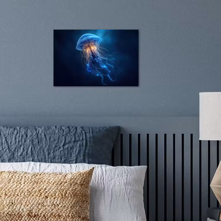 Poster - Kwal - Lichtgevend - Tentakels - Blauw — 3