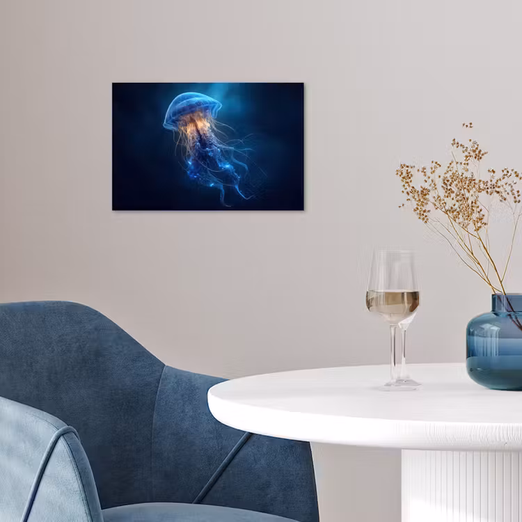 Poster - Kwal - Lichtgevend - Tentakels - Blauw — 4