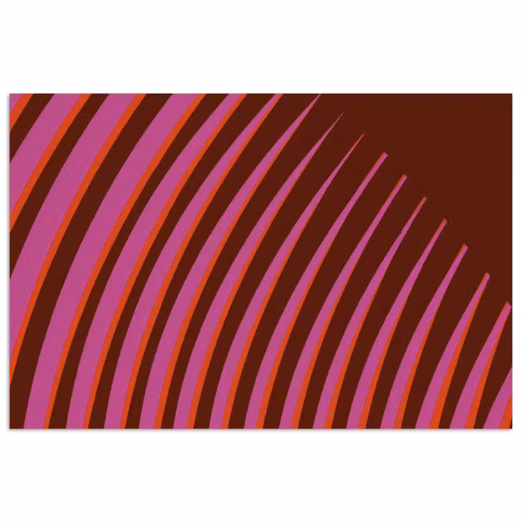 Poster - Lijnen - Rood - Beweging — 1