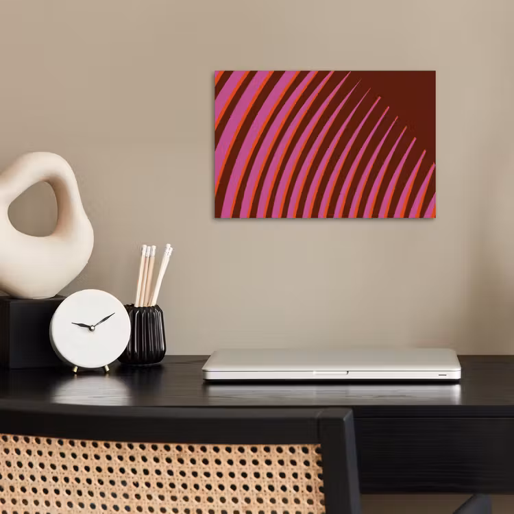 Poster - Lijnen - Rood - Beweging — 2