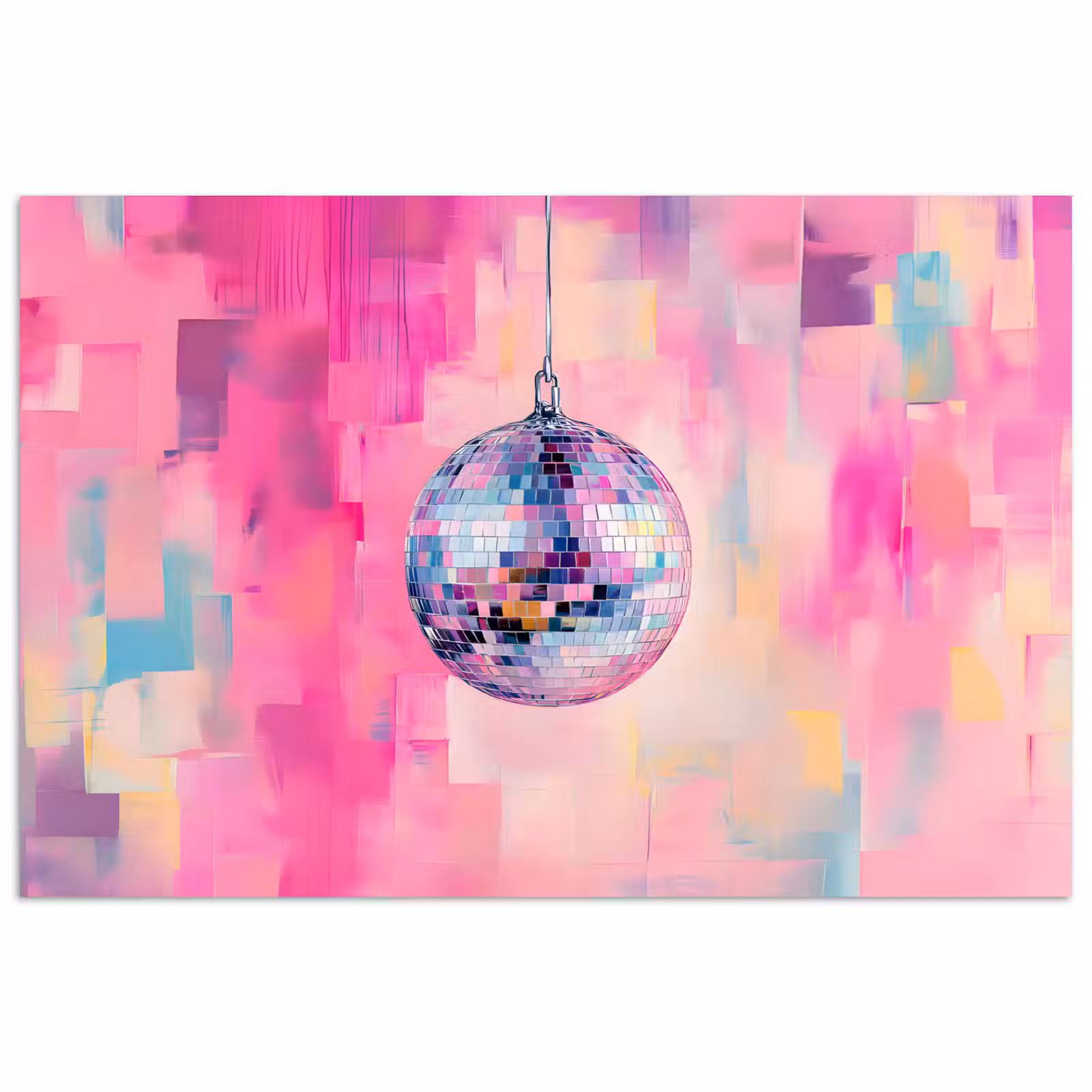 Poster - Discobal - Pink - Verf — 1