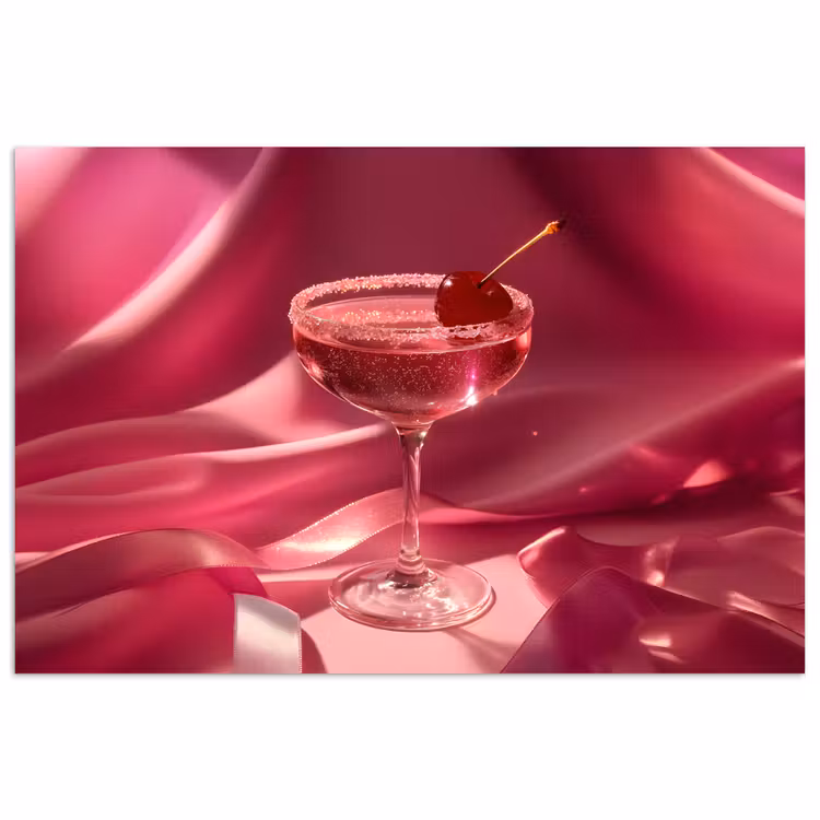 Poster - Cocktail - Pink - Luxe — 1