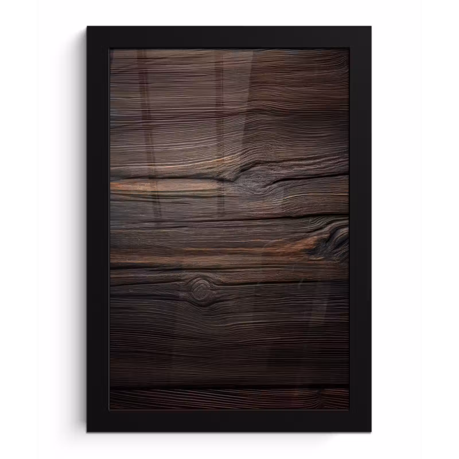 Poster met lijst - Hout - Grillige nerven — 1
