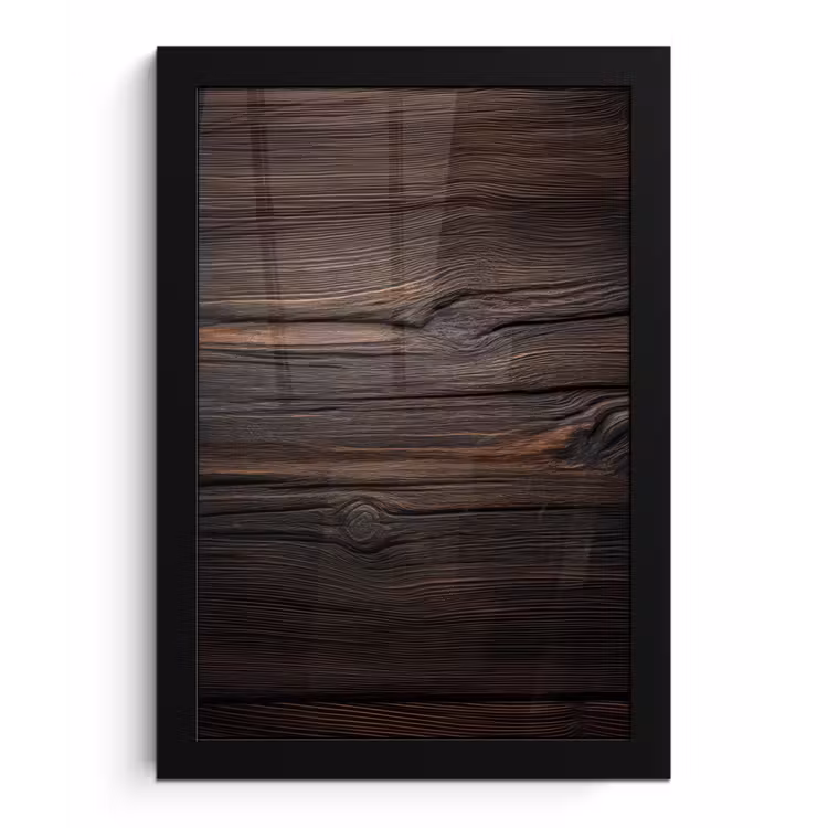Poster met lijst - Hout - Grillige nerven — 1