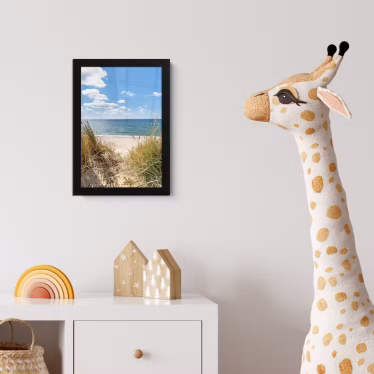 Poster met lijst - Duin - Gras - Zee - Strand — 5
