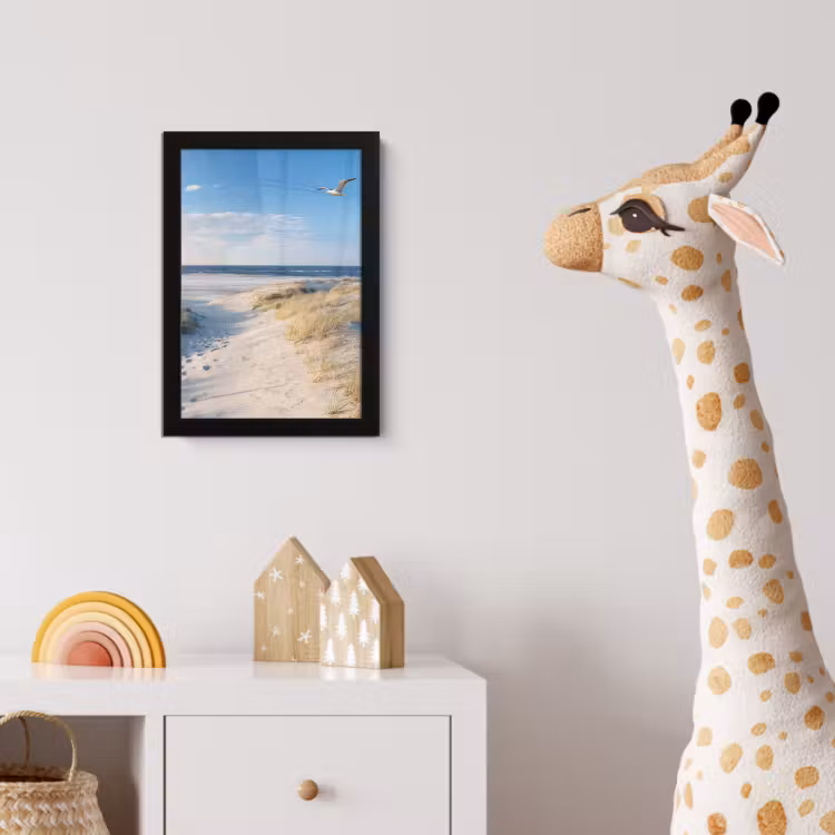 Poster met lijst - Duin - Meeuw - Strand - Zee - Zon — 5