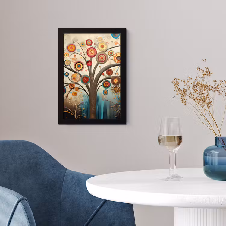 Poster met lijst - Boom - Tree of life - Kleur — 2