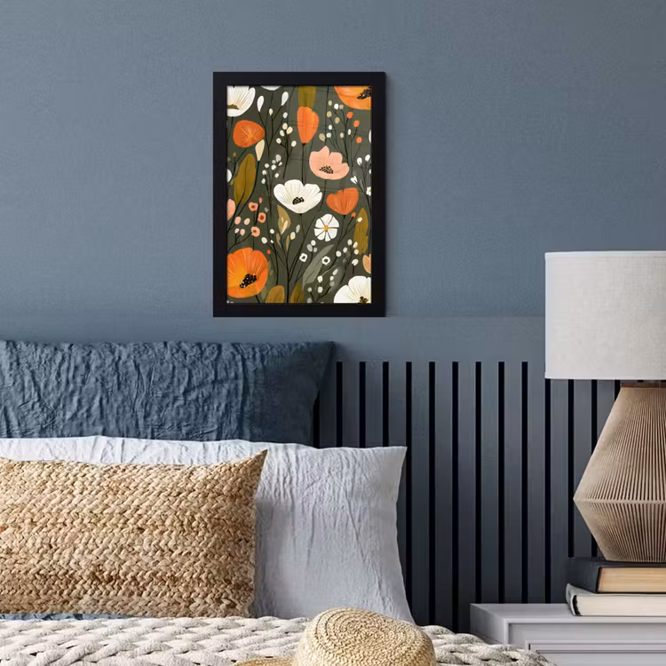 Poster met lijst - Bloemen - Illustratie - Groen — 4