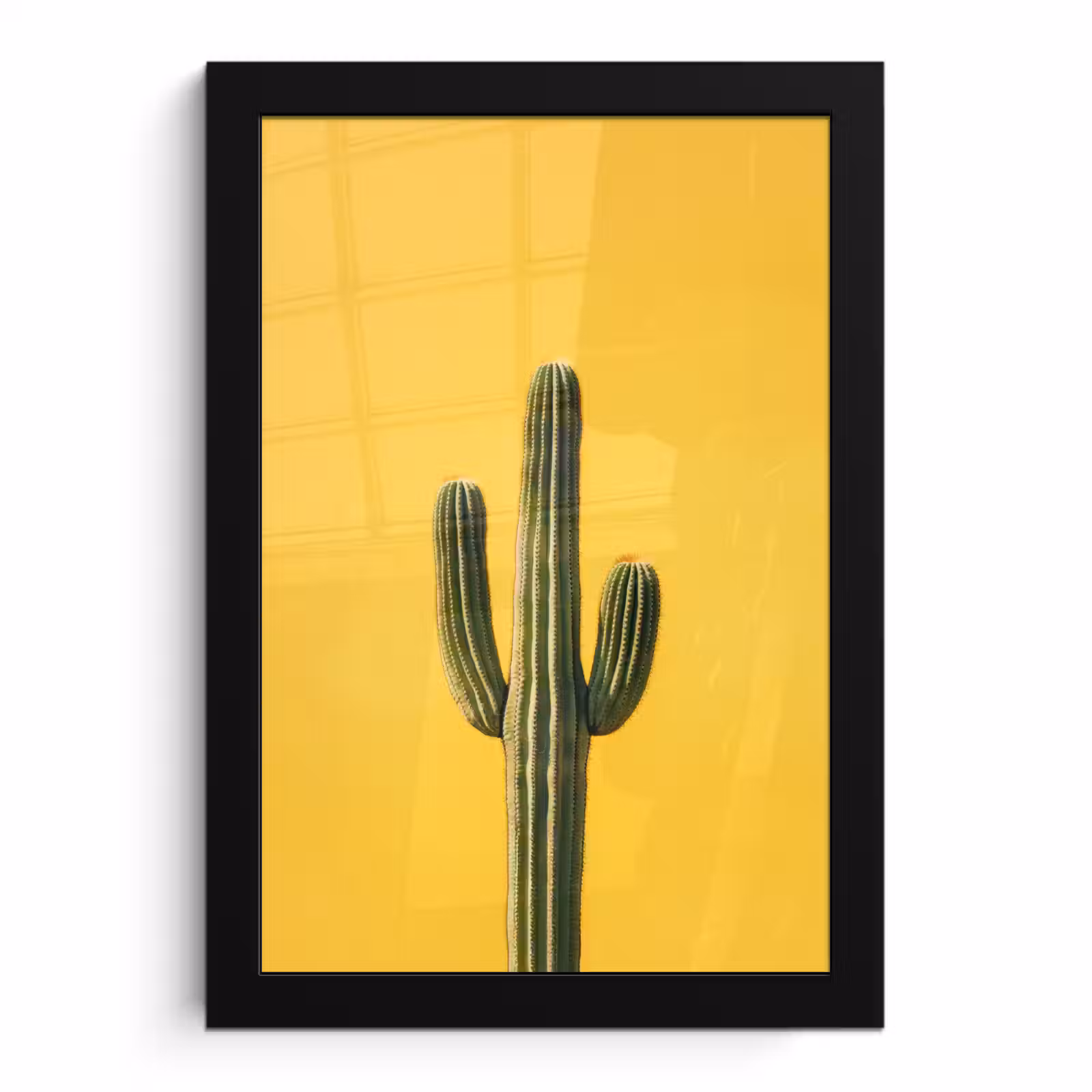 Poster met lijst - Cactus - Groen - Minimalistisch — 1