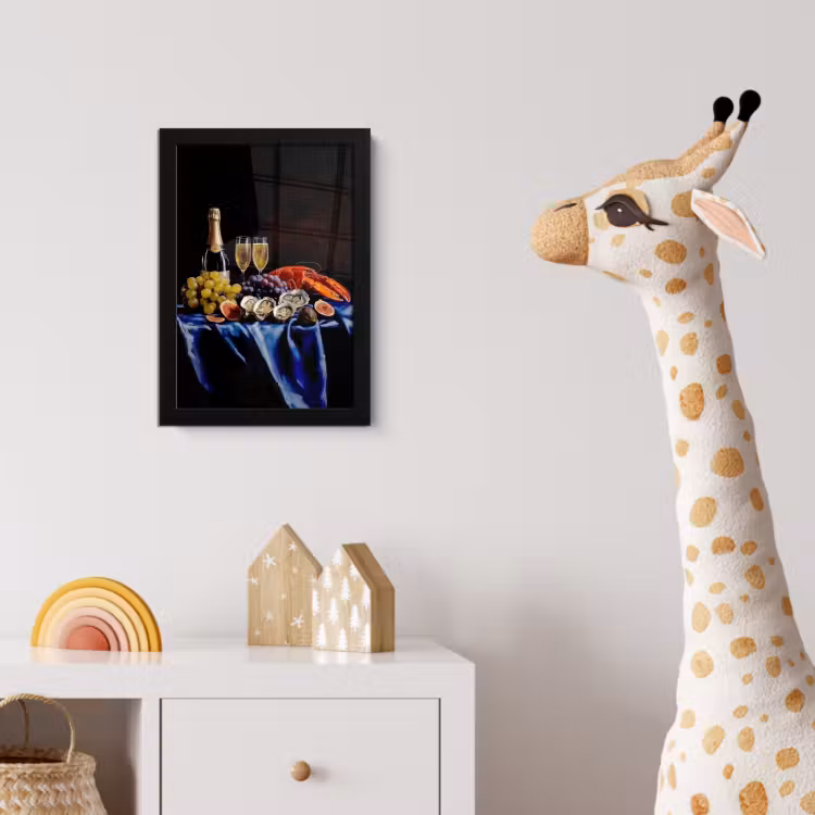 Poster met lijst - Champagne - Luxe - Oesters — 5