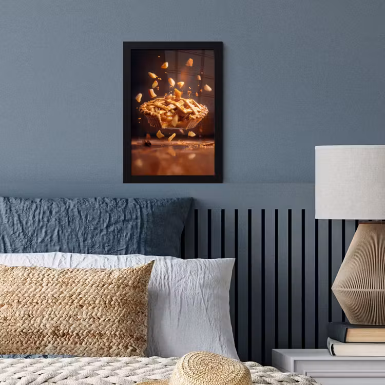 Poster met lijst - Appel - Taart - Warm - Eten — 4