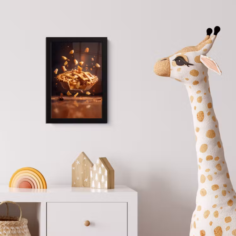 Poster met lijst - Appel - Taart - Warm - Eten — 5