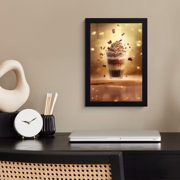 Poster met lijst - Dessert - Chocolade - Zoet - Eten — 3