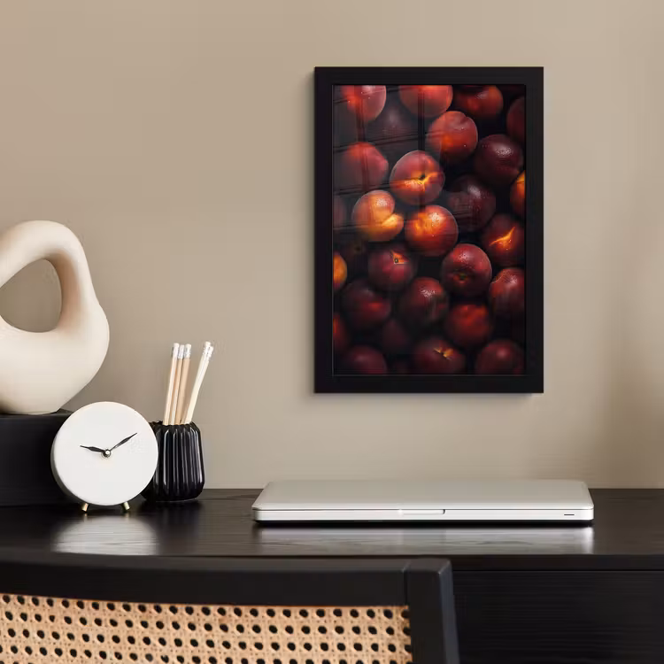 Poster met lijst - Fruit - Close up - Nectarines — 3