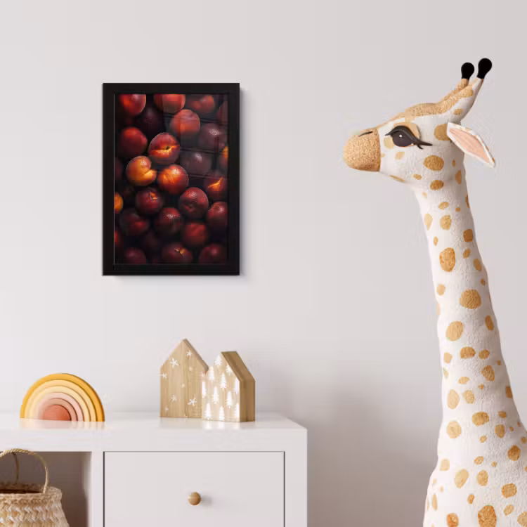 Poster met lijst - Fruit - Close up - Nectarines — 5