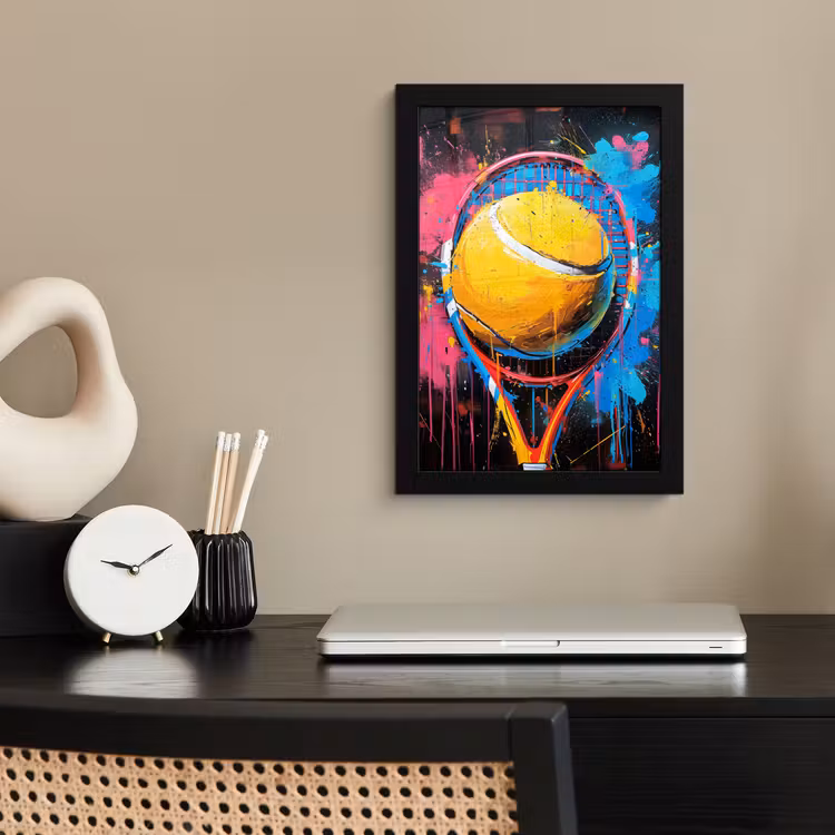 Poster met lijst - Graffiti - Tennis - Sport - Racket — 3