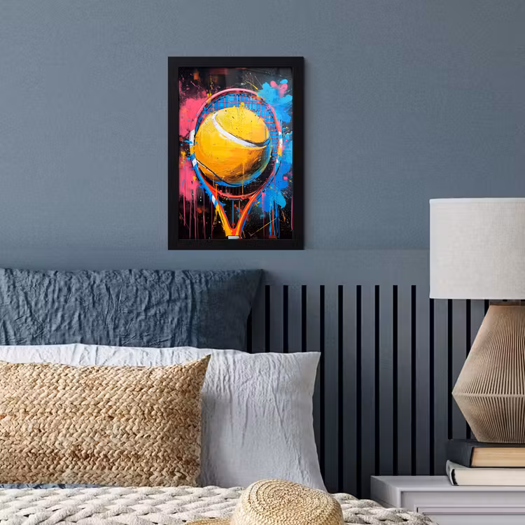 Poster met lijst - Graffiti - Tennis - Sport - Racket — 4