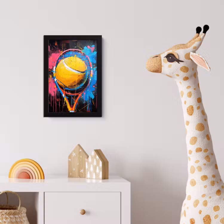Poster met lijst - Graffiti - Tennis - Sport - Racket — 5