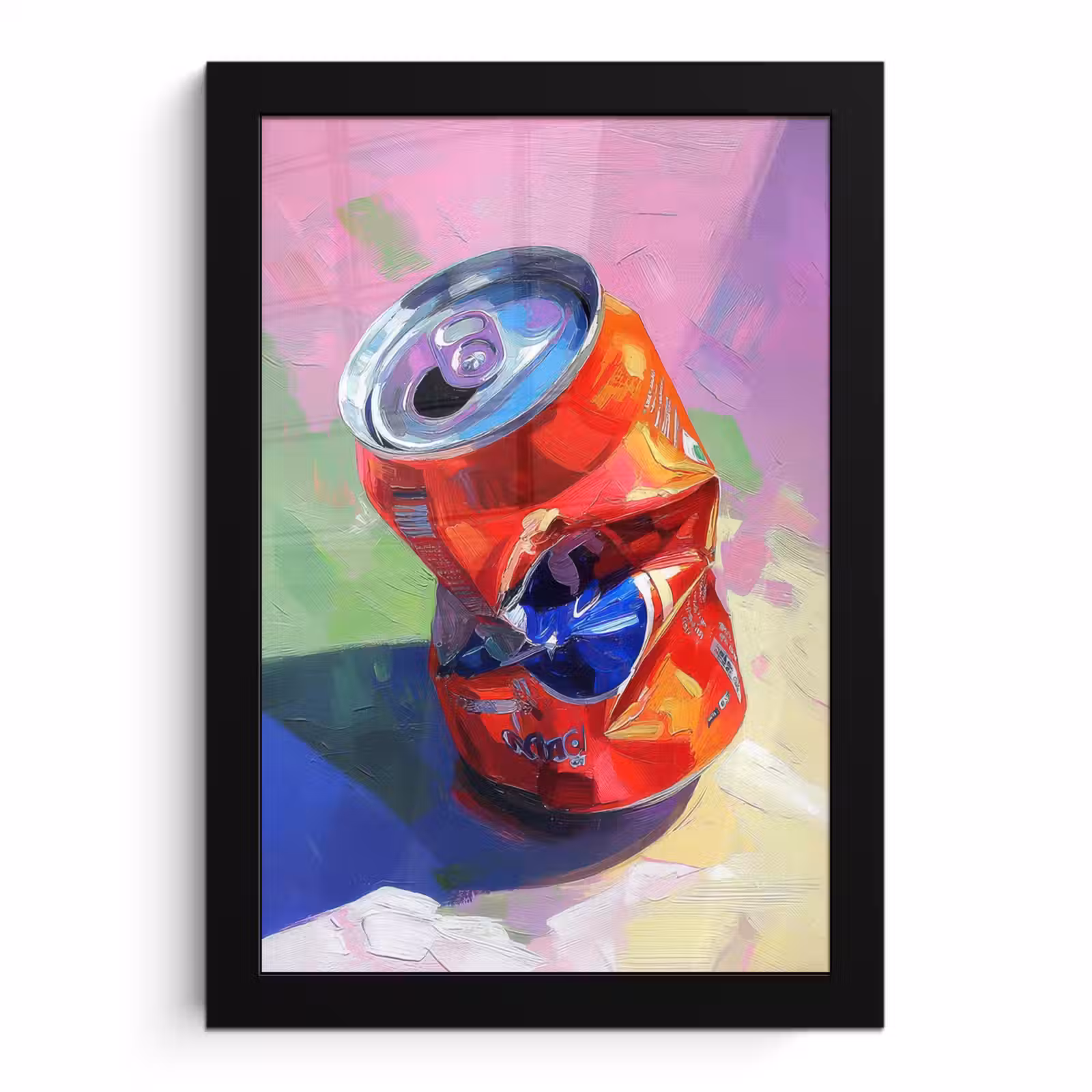 Poster met lijst - Frisdrank - Blik - Paars — 1