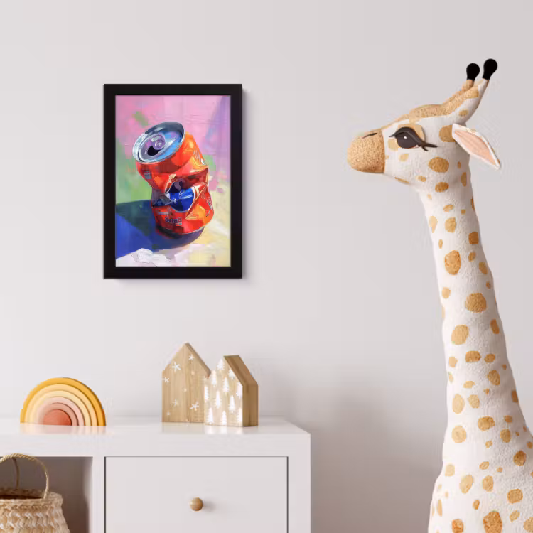 Poster met lijst - Frisdrank - Blik - Paars — 5