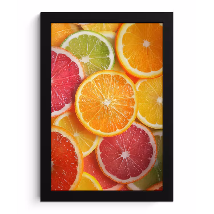 Poster met lijst - Fruit - Kleurrijk - Close up — 1