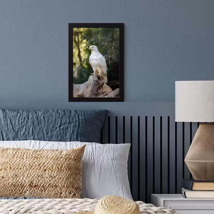 Poster met lijst - Arend - Hout - Wit - Planten — 4