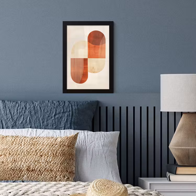 Poster met lijst - Bogen - Beige - Vormen — 4
