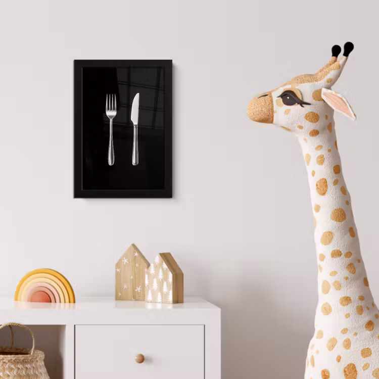 Poster met lijst - Bestek - Klassiek - Elegant — 5
