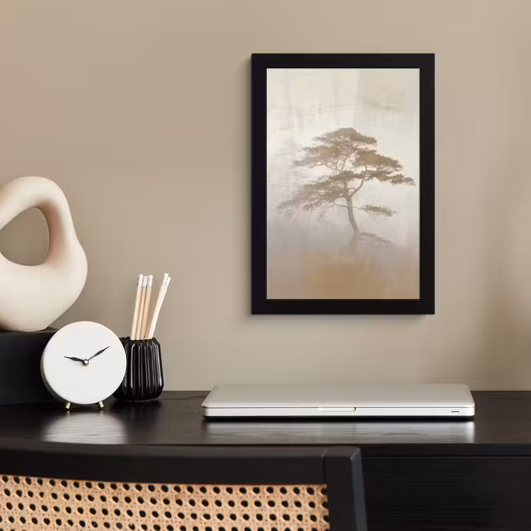 Poster met lijst - Boom - Oosterse stijl - Landschap — 3