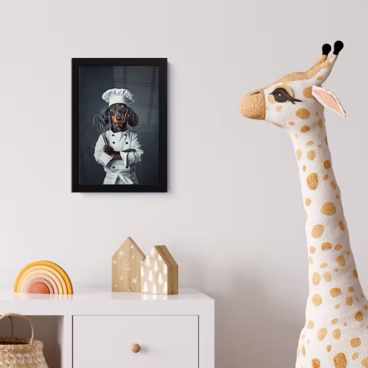 Poster met lijst - Hond - Garde - Kok — 5