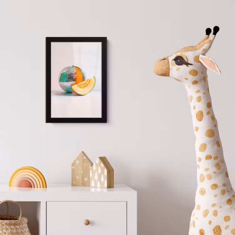 Poster met lijst - Disco - Discobal - Meloen - Pastel — 5