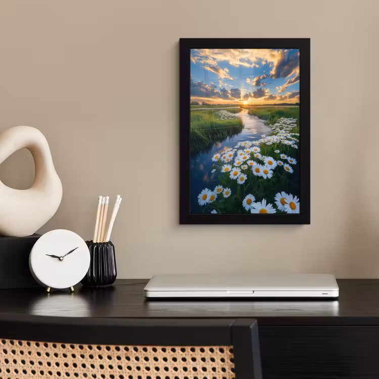Poster met lijst - Beekje - Landschap - Margriet — 3