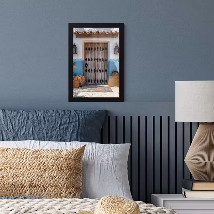 Poster met lijst - Deur - Manden - Planten — 4