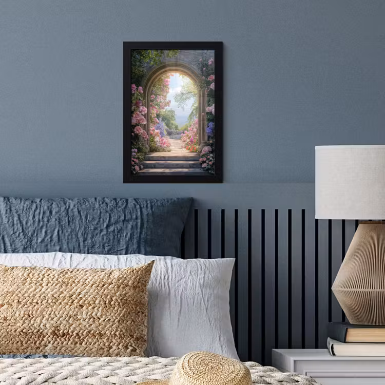 Poster met lijst - Doorkijk - Rozen - Vintage - Bloemen — 4
