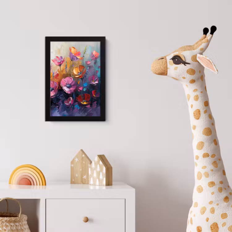 Poster met lijst - Bloemen - Botanisch - Kunst - Roze - Natuur — 5