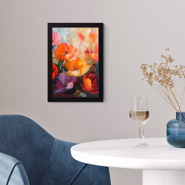 Poster met lijst - Bloemen - Kunst - Watercolor - Botanisch — 2