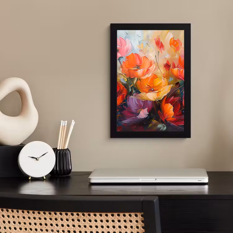 Poster met lijst - Bloemen - Kunst - Watercolor - Botanisch — 3