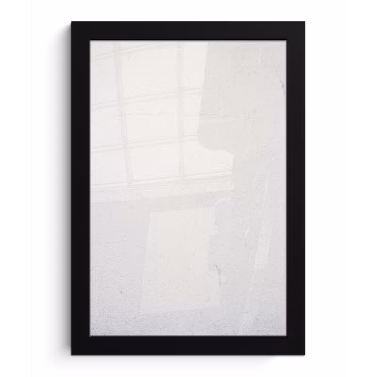 Poster met lijst - Beton - Wit - Modern — 1