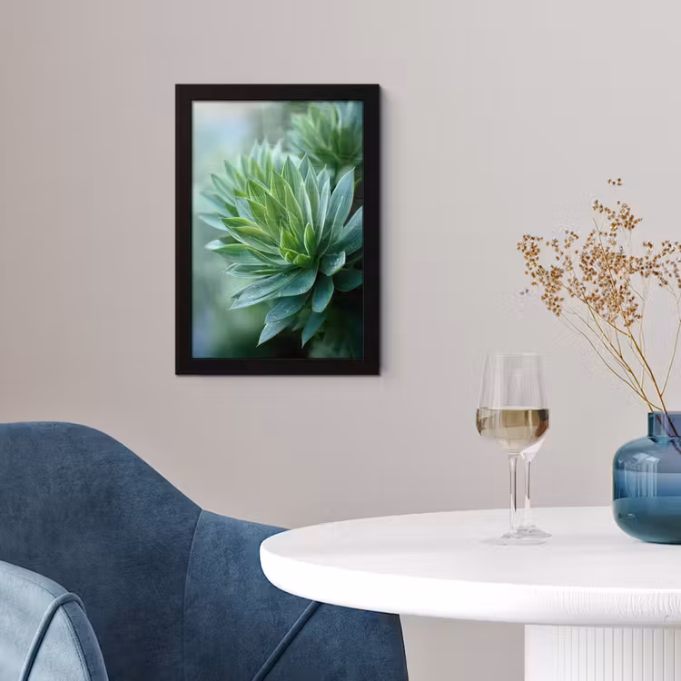 Poster met lijst - Blad - Plant - Groen - Textuur — 2