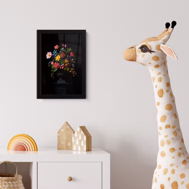 Poster met lijst - Bloemen - Vrolijk - Vaas — 5