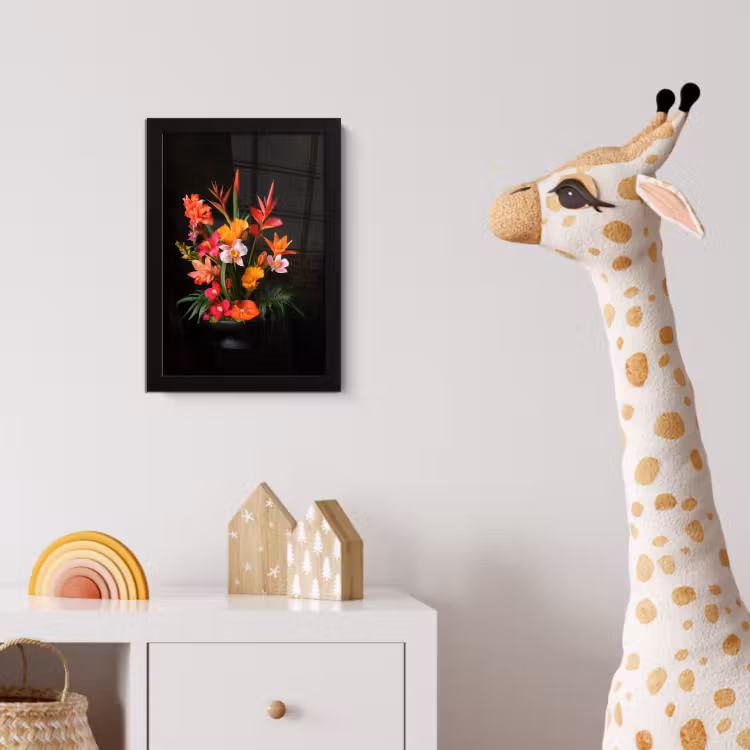 Poster met lijst - Boeket - Bloemen - Exotisch — 5