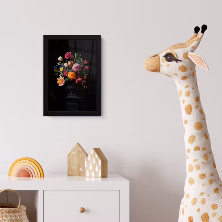 Poster met lijst - Boeket - Romantisch - Kleurrijk — 5