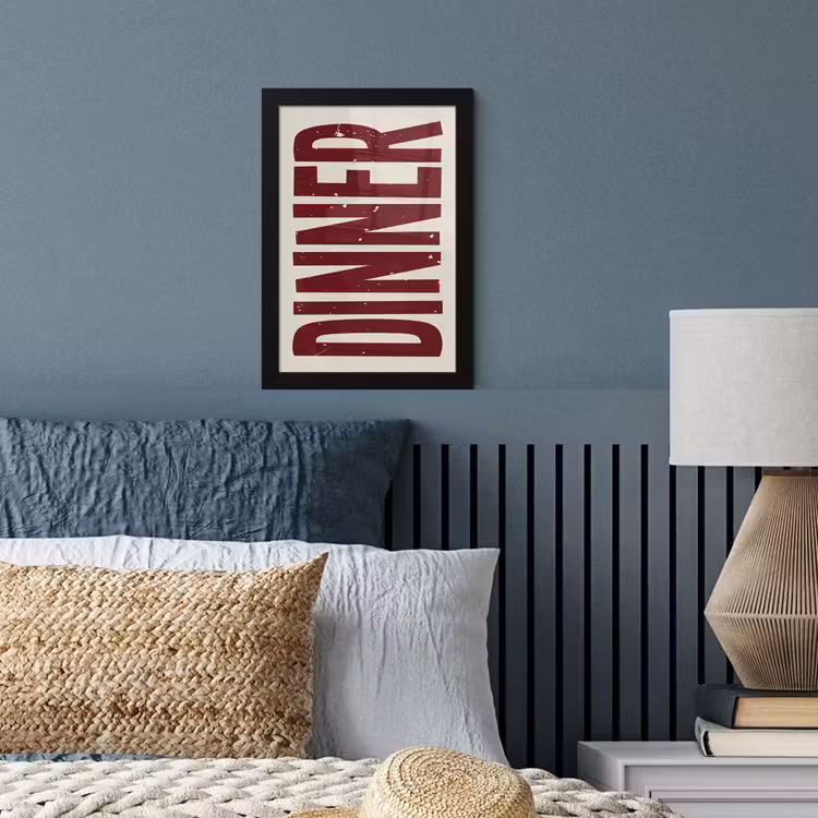 Poster met lijst - Eten - Decoratie - Rood - Vintage — 4
