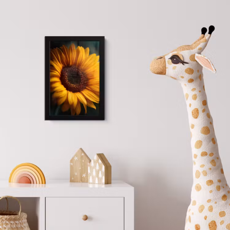 Poster met lijst - Geel - Zonnebloem - Zomers — 5